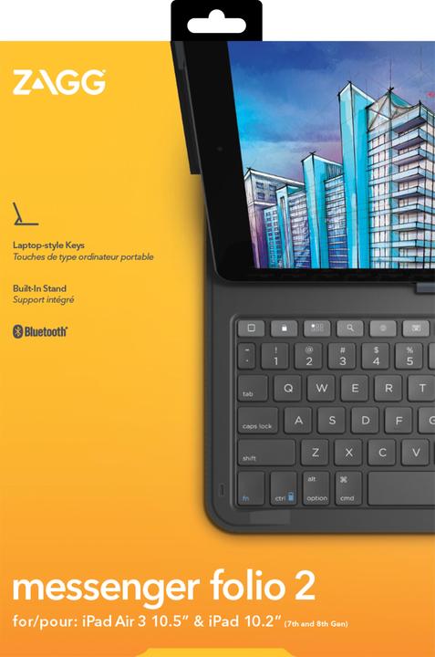 Image du produit Zagg Messenger Folio 2 (DE, iPad 10.2 (2020), iPad Air 10.5)