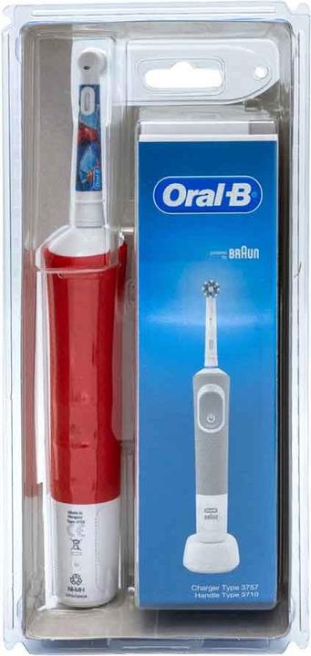 Immagine prodotto Oral-B Spazzolino elettrico per bambini dai 3 anni in su (Spazzolino oscillante)