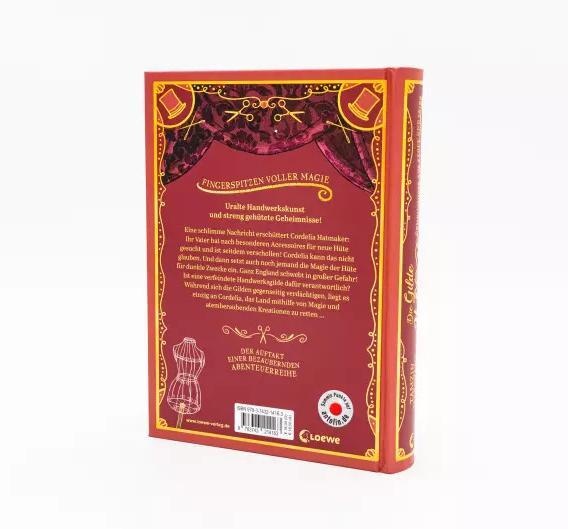 Produktbild Die Gilde der Hutmacher (Die magischen Gilden, Band 1) - Geheimnisse aus Stoff und Seide (Deutsch, Tamzin Merchant, Paola Escobar, Nadine Mannchen, 2022)