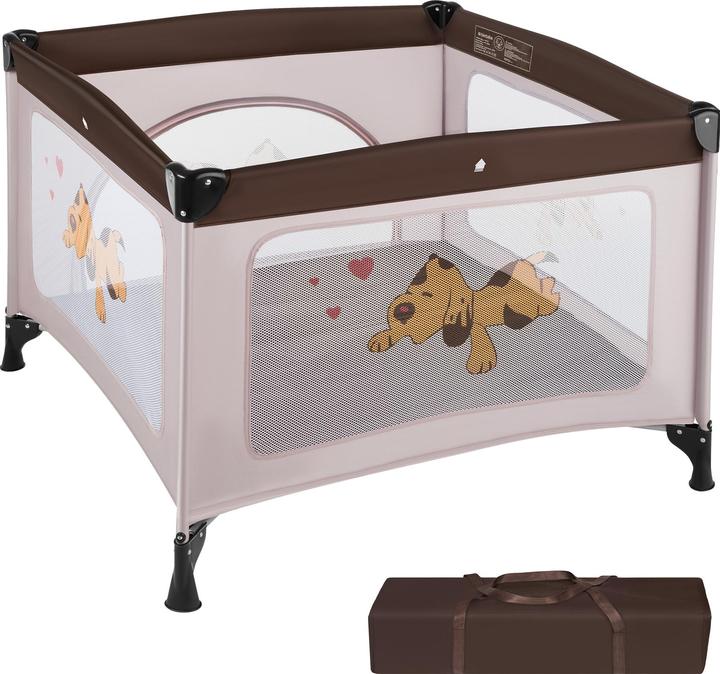 tectake Baby Laufstall Tommy (105 cm, 105 cm)