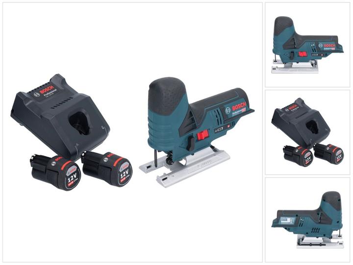 Immagine prodotto Bosch Professional Bosch GST 12V-70 Seghetto alternativo professionale a batteria 12 V 70 mm + 2x batteria 3,0 Ah +