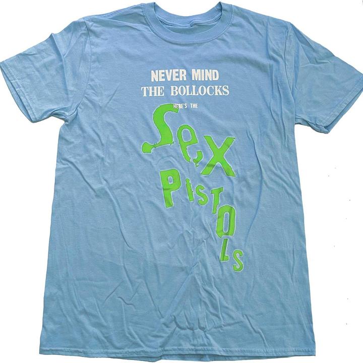 Sex Pistols Unisex Adult Never Mind The Bollocks Drop Logo T-Shirt (XXL)