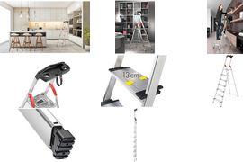 Actual product image Hailo L80 ComfortLine, aluminium safety stepladder, 5 steps (Stepladder, 150 cm)