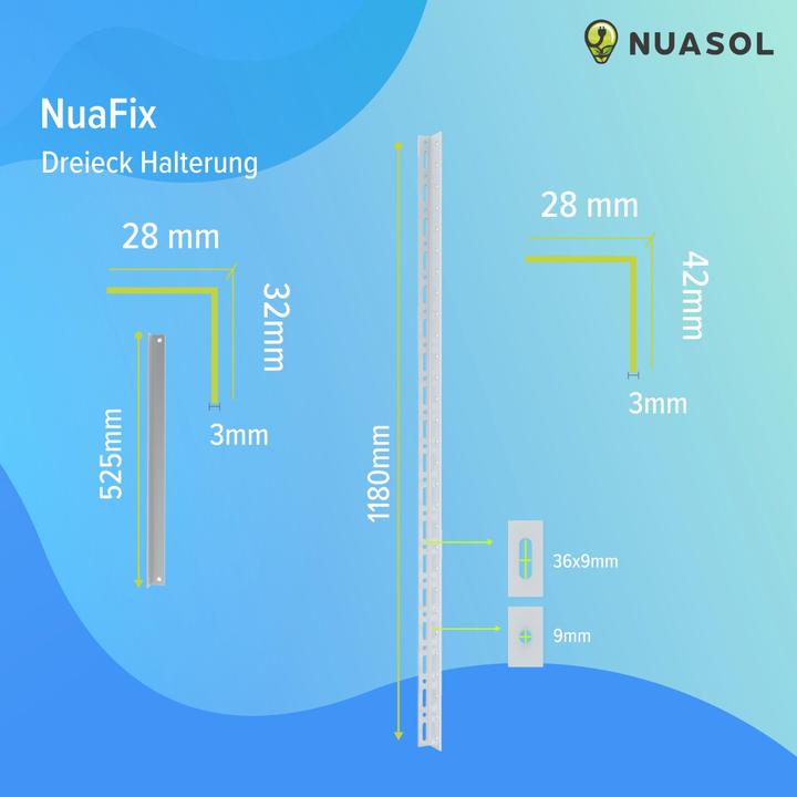 Produktbild Nuasol Solarpanel Halterung (Solaranlage Montagematerial)