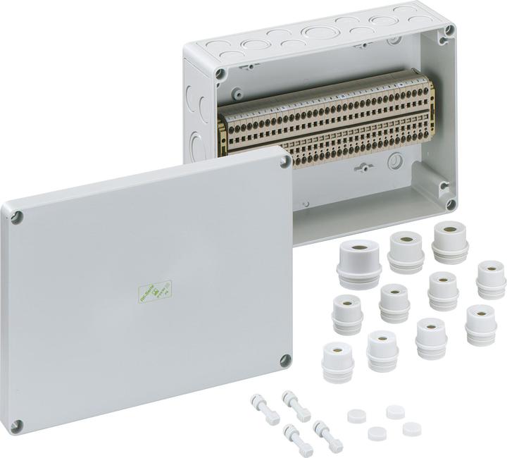 Actual product image Spelsberg RKi 4/34 SL-34x4q Terminal block enclosure 180 x 254 x 90 plastic grey 1pc. (Housing)