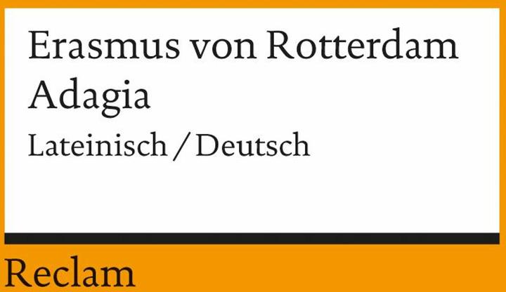 Nutritional values and ingredients Adagia (German, Erasmus of Rotterdam, Anton J. Gail, 1986)