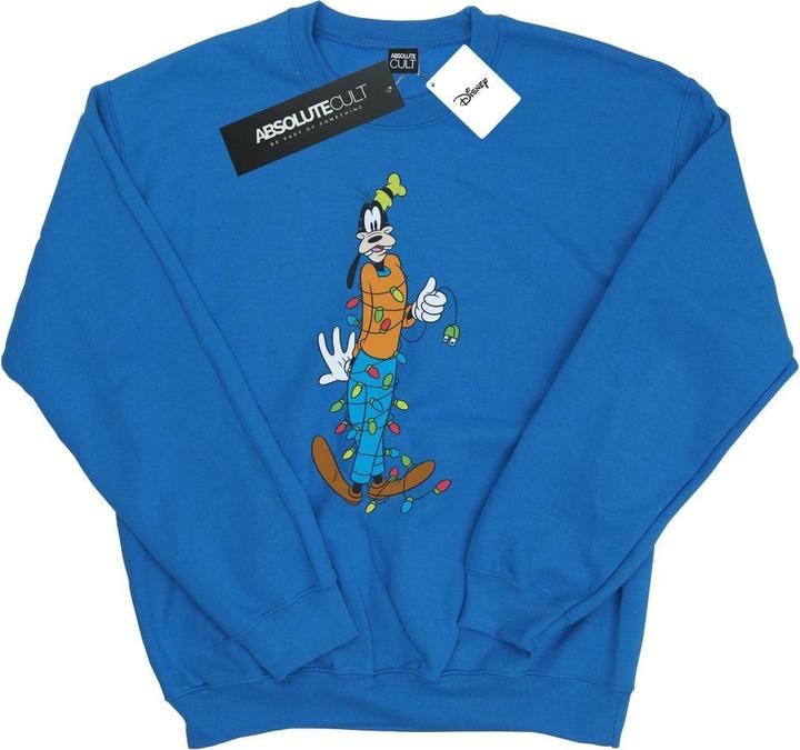 Disney Goofy Christmas Lights Sweatshirt (S)