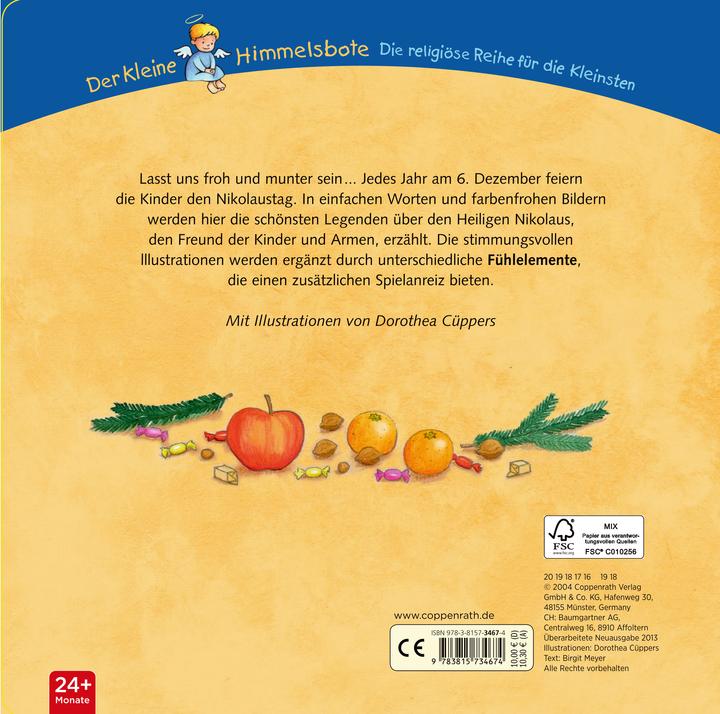 Produktbild Mein Buch vom Heiligen Nikolaus (Deutsch, Birgit Meyer, Dorothea Cüppers, 2004)
