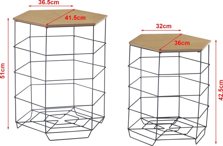 Immagine prodotto En.Casa Emma (41,5 x 41,5 x 42,5 cm)