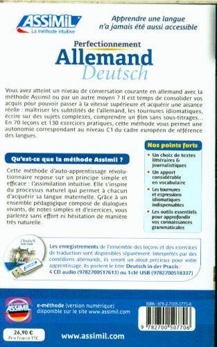 Produktbild Methode. Perfectionnement Allemand - Lehrbuch (Niveau B2-C1) (Deutsch, Volker Eismann, 2017)