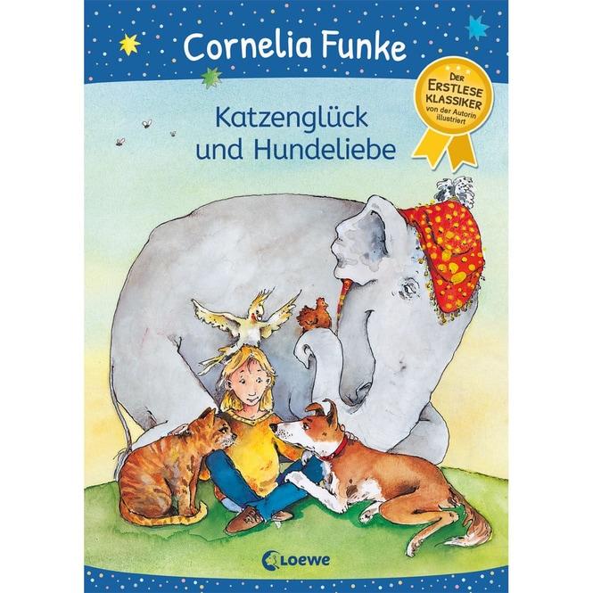 Image du produit Loewe Katzenglück und Hundeliebe (Allemand, Loewe Première lecture en autonomie, Cornelia Funke, 2024)