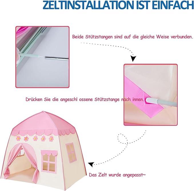 Immagine prodotto Activity Board Tenda da gioco per bambini, casetta da interno, casa per bambini, casa di fantasia, piccolo