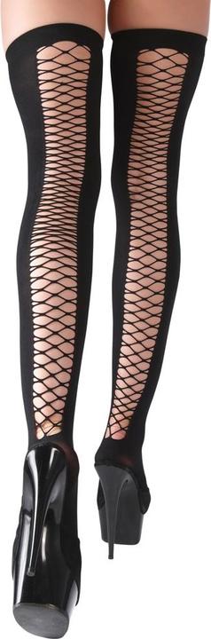 Actual product image Cottelli Collection Mesh Overknees (M, L)