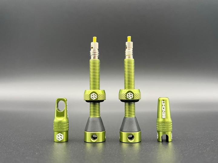 Produktbild Sendhit Tubeless Ventil Set grün