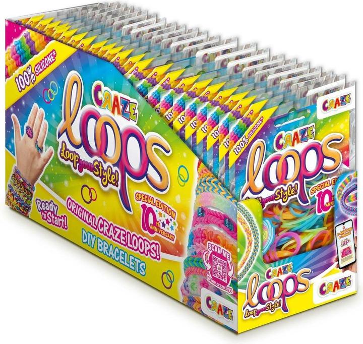 Actual product image Craze Loops - 100 Loops Bag ass.