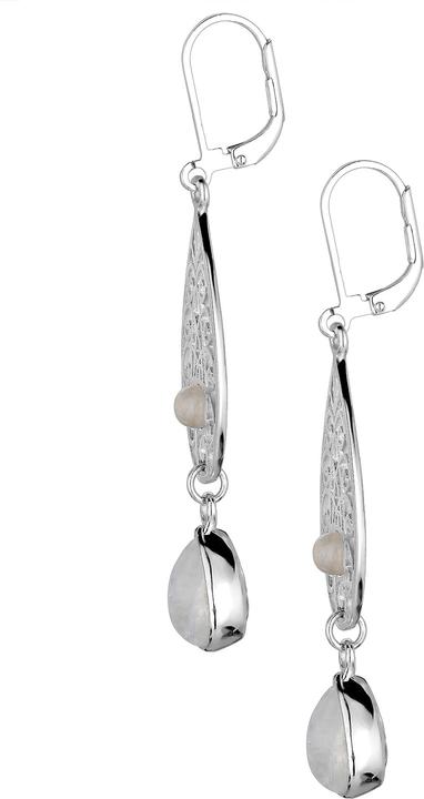 Actual product image Elli Ornament, Drop (925 Sterling silver gold-plated, Moonstone)