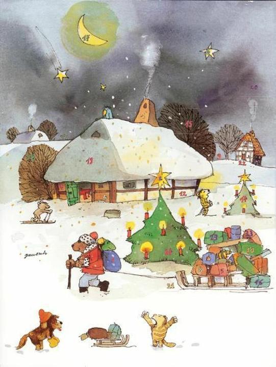 Image du produit Calendrier de l'Avent de Janosch Traîneau de Noël