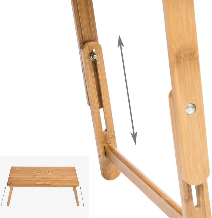 Produktbild tectake Laptoptisch höhenverstellbar