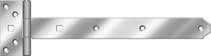 Produktbild Hohage Kreuzgehänge L.600xB.39xStärke 3,5 mm Stahl blau chromatiert schwer (10 Stk.)