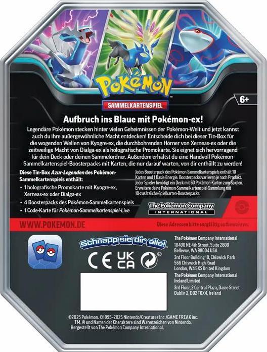 Produktbild Pokémon Pokemon Tin 3 Frühjahr 2025 (Deutsch, Tin)