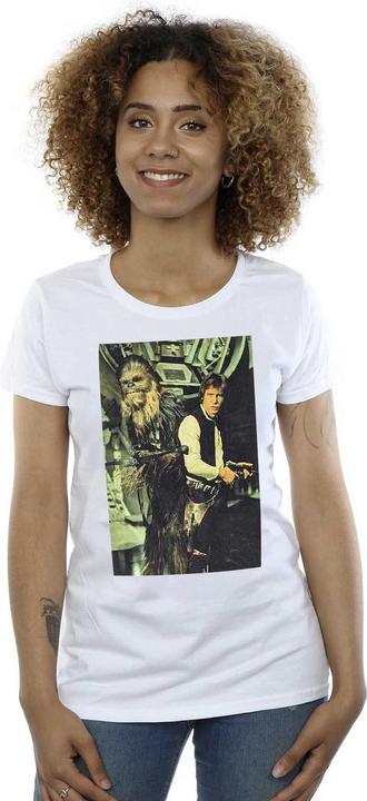 Actual product image Star Wars Unisex Adult Chewbacca Stare T-Shirt (S)