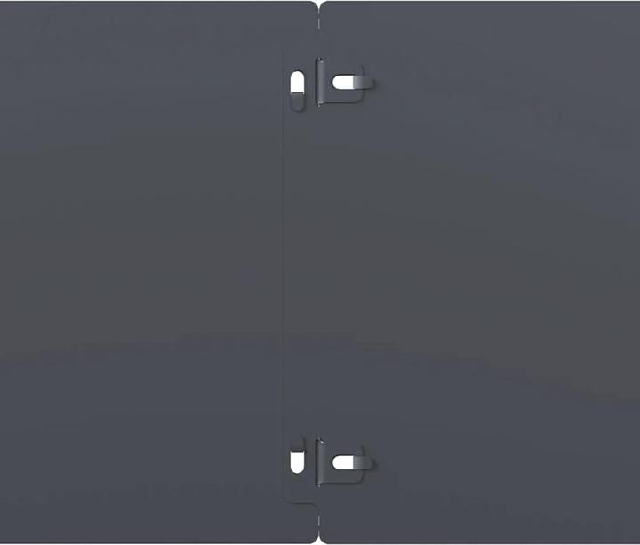 Actual product image VidaXL Lawn edging 30 pcs. Anthracite 20x103 cm Cold-rolled steel garden edging (103 cm)