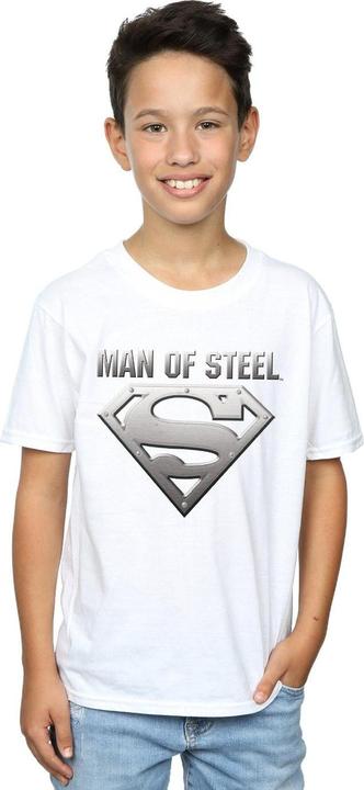 Image du produit - T-shirt SUPERMAN MAN OF STEEL SHIELD - Garçon (116)