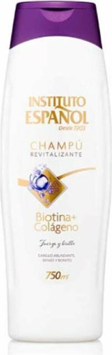 Actual product image Instituto Español CHAMPÚ REVITALIZANTE biotina + colágeno 750 ml (750 ml, Liquid shampoo)
