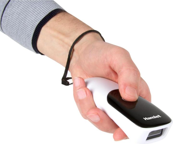 Produktbild Hamlet HBCS-2DUWB Barcode-Lesegerät Handlesegerät für Barcodes 1D/2D Schwarz, Weiss (2D-Barcodes, 1D-Barcodes)