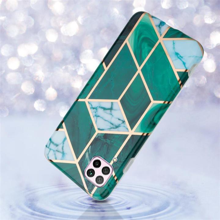 Produktbild Cadorabo IMD TPU Bunter Marmor Cover (Huawei P40 Lite)