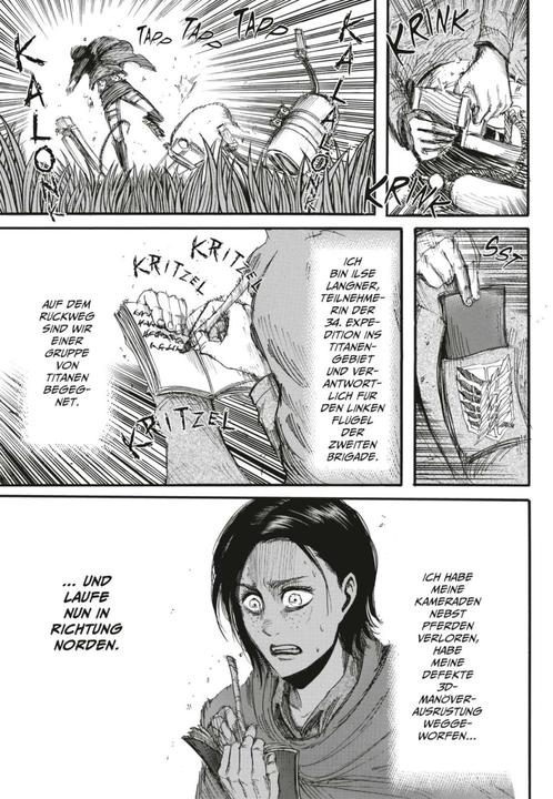 Produktbild Attack on Titan, Band 5 (Deutsch, Hajime Isayama, 2014)