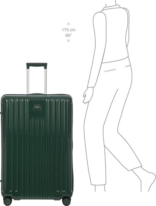 Actual product image Brics Positano 4-wheel trolley 82 cm with expansion fold (149 l, XL (from 140l))