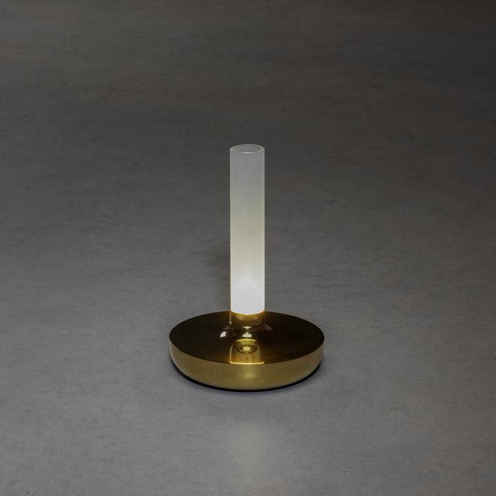 Produktbild Konstsmide Akku-LED Vase Biarritz goldfarben Indoor/Outdoor 7827-803 (54 lm)