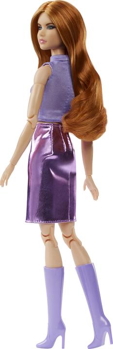 Actual product image Barbie Signature Looks - Lilac Dress Red Hair