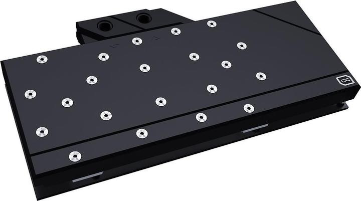 Actual product image Alphacool Eisblock Aurora GPX-A Radeon RX 6800/XT/6900 Reference mit Backplate - Acetal + Nickel