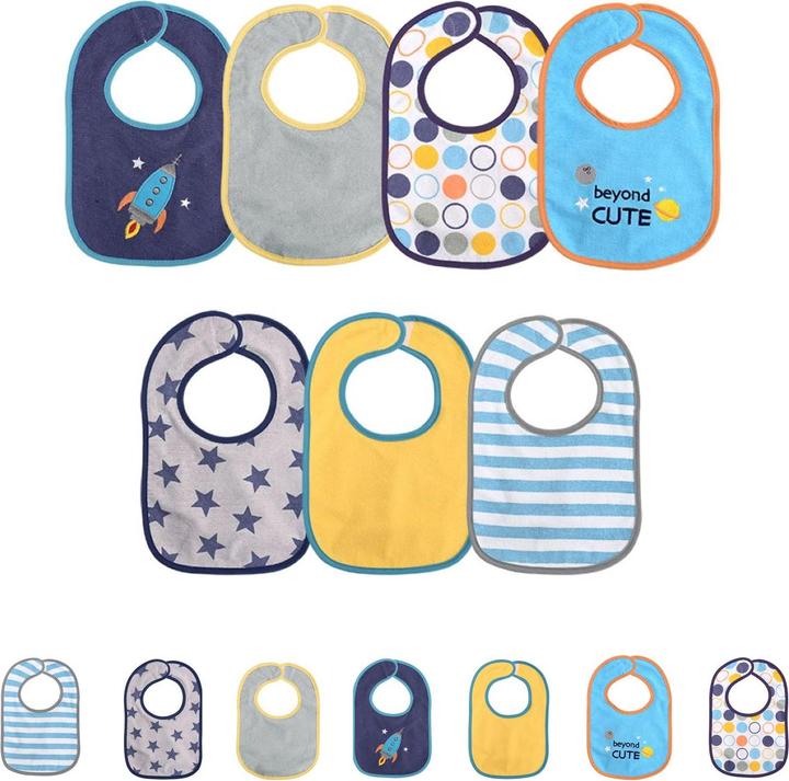 Actual product image Baby Care Baby bib 7-piece set