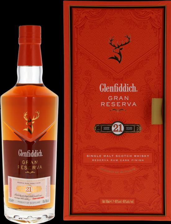 Image du produit Glenfiddich 21 ans Gran Reserva (Single Malt, Scotch Whisky, 1 x 70 cl)