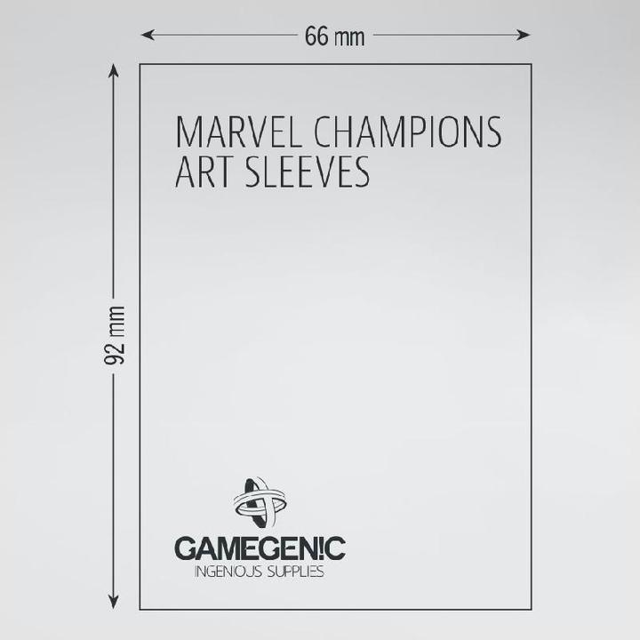 Image du produit Gamegenic GGS15005ML - Pochettes Marvel Champions Art - Wasp (50 pochettes)