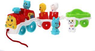 Actual product image Clementoni Baby Animal Train Interactive 3in1