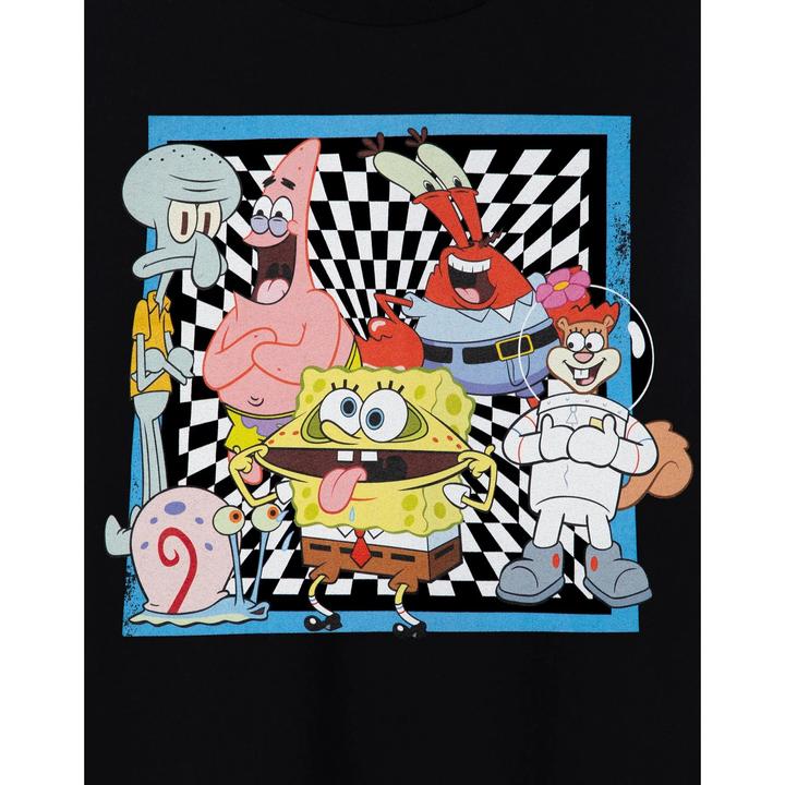 Image du produit Spongebob Squarepants Mens Group Shot Short-Sleeved T-Shirt (S)