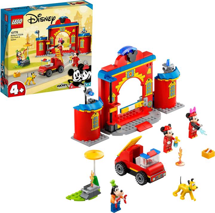Immagine prodotto LEGO La stazione dei pompieri e il camion dei pompieri di Topolino (10776, LEGO Disney)