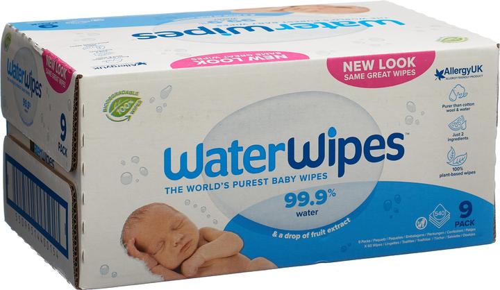 WaterWipes Feuchttücher (540 Stück)