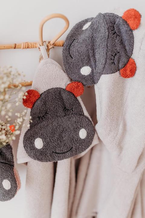 Actual product image Kikadu Kapuzen-Handtuch Hippo