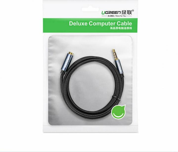 Actual product image Ugreen AUX jack audio extender 3.5 mm AV118, 1.5m (blue) (1.50 m, HDMI)
