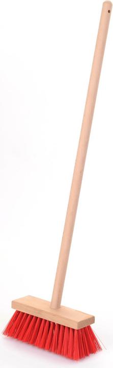Balai de rue avec manche en bois