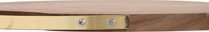 Actual product image Esprit Schneidebrett Home Gold natürlich Metall Akazienholz 32,3 x 31,3 x 1,4 cm