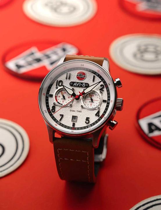 Image du produit AVI-8 AV-4088-06 Hawker Hurricane Dual-Time (Montre pilote)