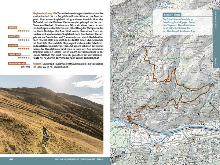 Image du produit Wallis Raus und Mountainbiken | E-Mountainbiken (Allemand, Hallwag Kümmerly+Frey AG, 2022)