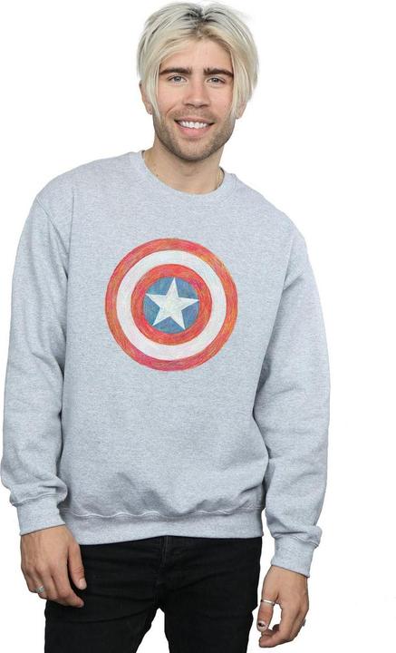 Produktbild Captain America Sketched Shield Sweatshirt (3XL)