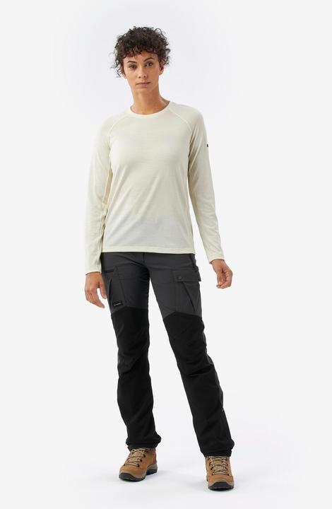 Produktbild Forclaz Merinoshirt Damen langarm - Merino Resist ungefärbt (S)